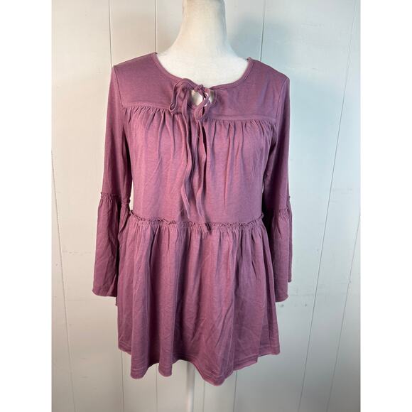 Laurie Felt Tops - Laurie Felt dusty rose women’s size XXS Boho flared sleeve top